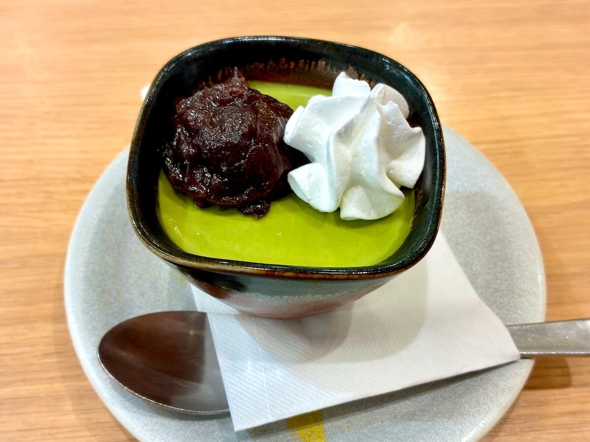 西尾の抹茶プリン